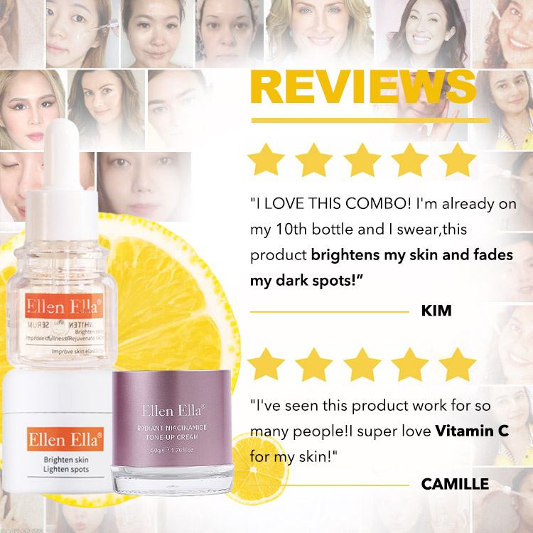 Vitamin C Whitening Family-Brighten skin tone remove spots Protect skin for 12h
